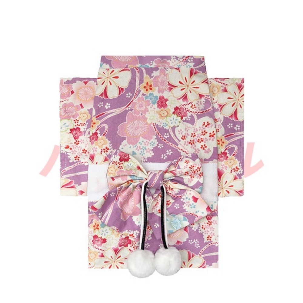 Cat costume Japanese bathrobe kimono